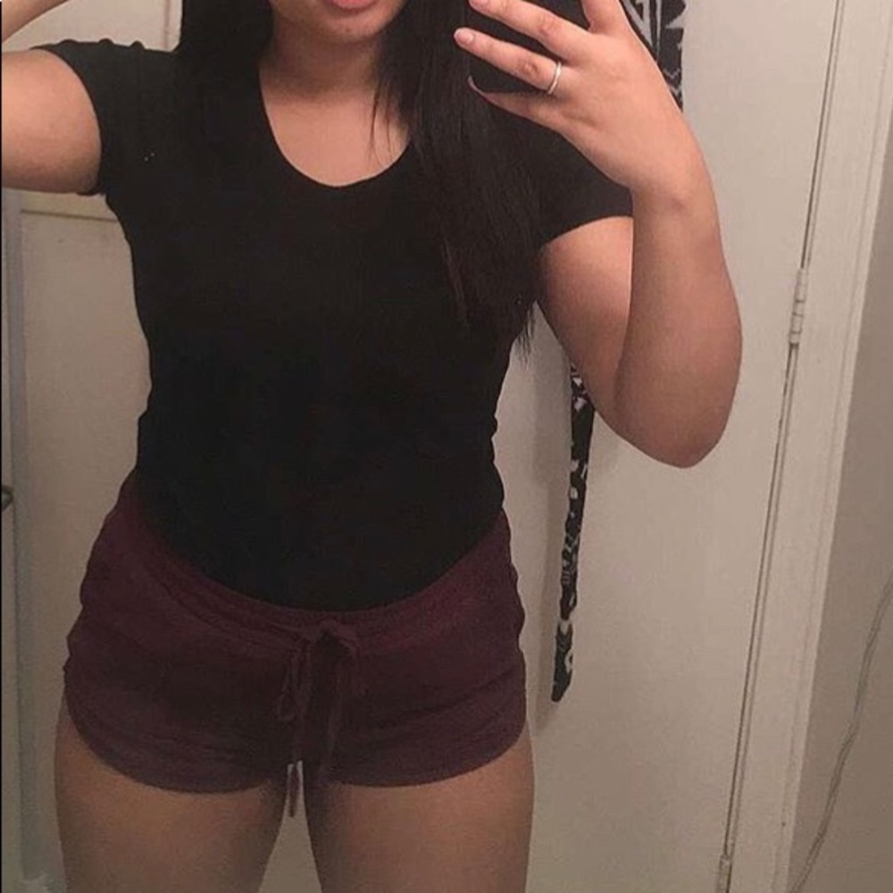 Maroon/purple shorts